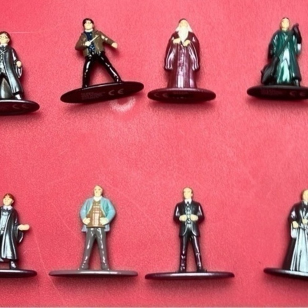Harry Potter Diecast Metal Figures Mixed Lot of 8 different Characters